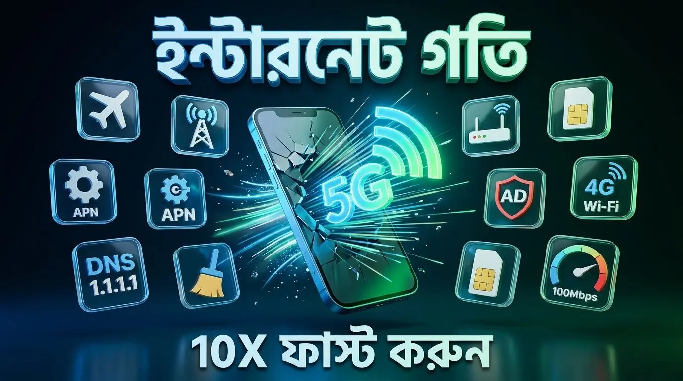 ফোনে ইন্টারনেট গতি বাড়ানোর ১০টি সুপারফাস্ট উপায়
