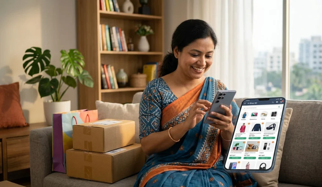অনলাইনে কেনাকাটায় বাড়ছে আগ্রহ