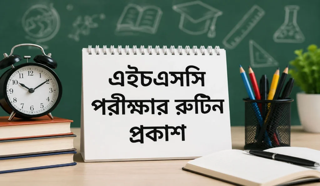 এইচএসসি পরীক্ষার রুটিন প্রকাশ