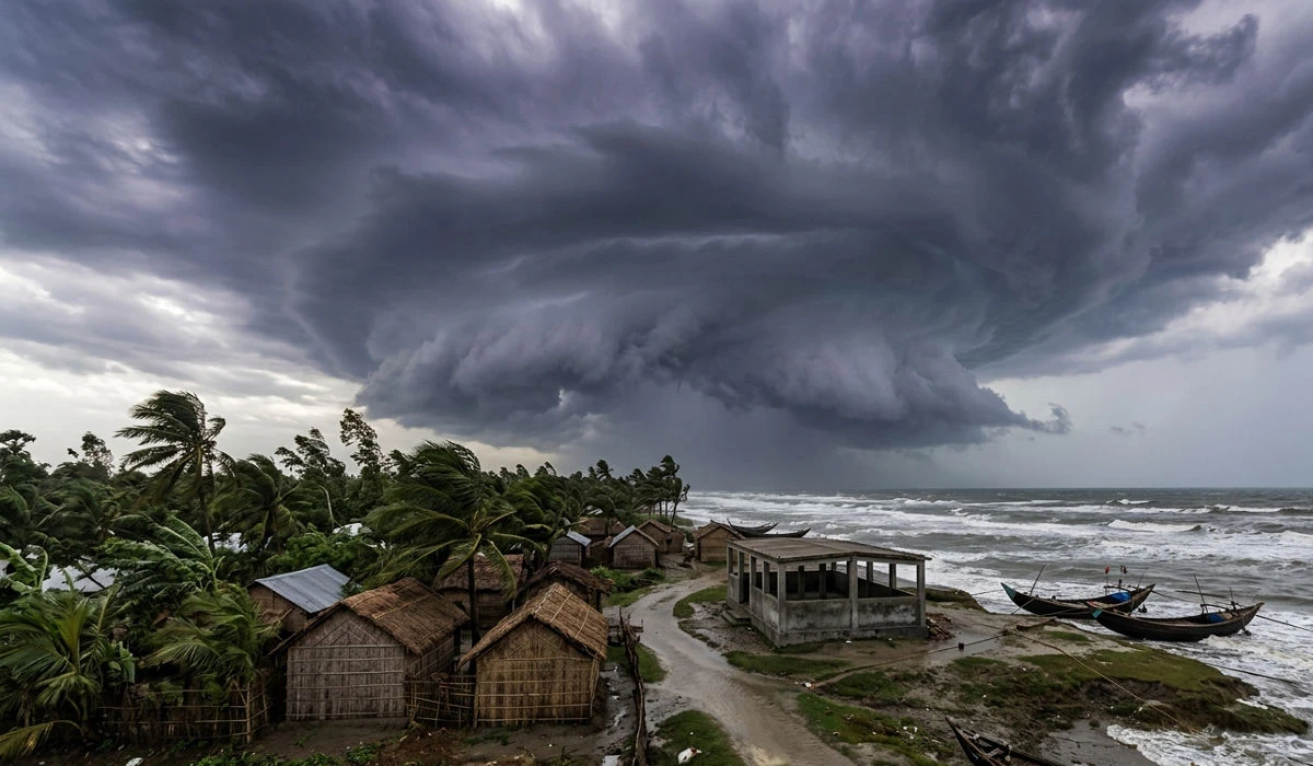 ঘূর্ণিঝড়ের আশঙ্কা বাড়ছে