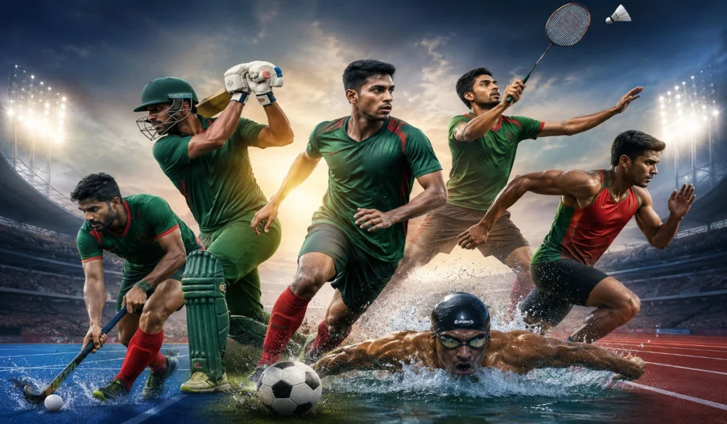 দেশের ক্রীড়াঙ্গনের খবর