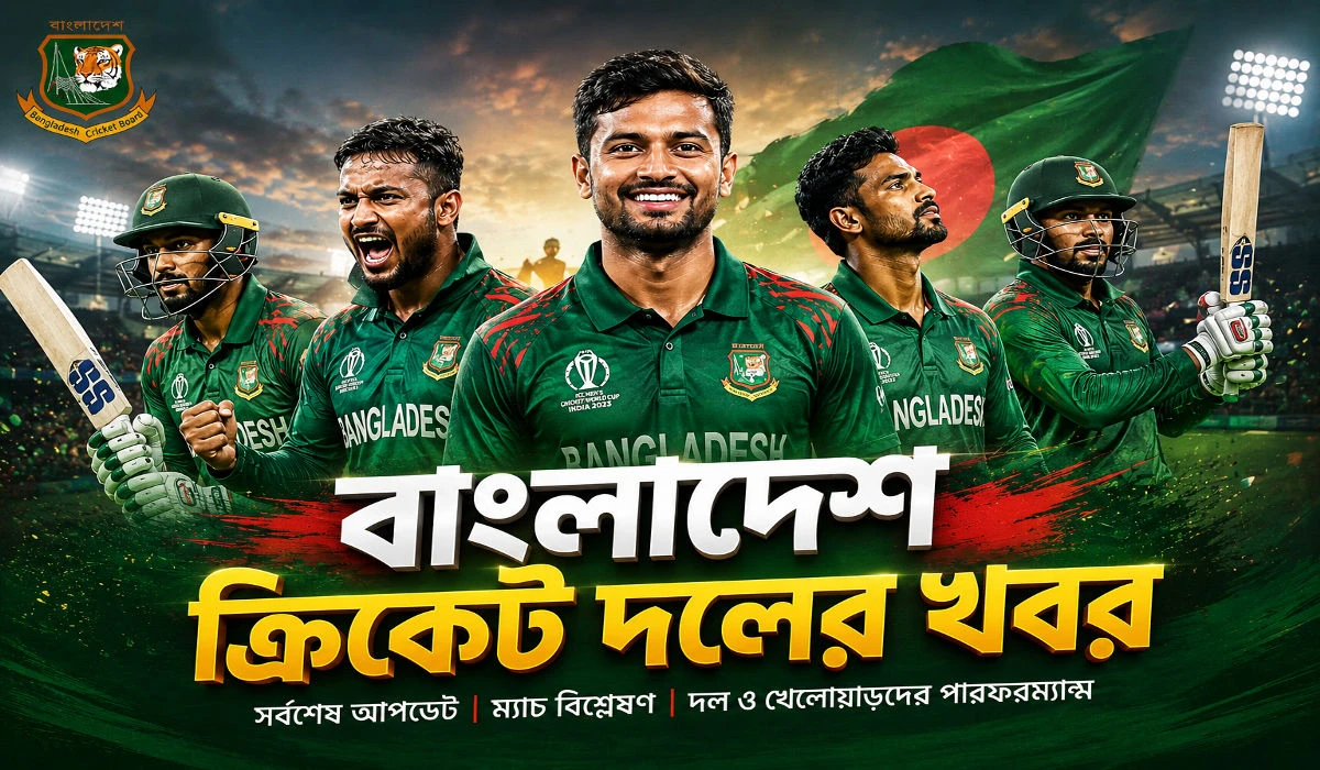 বাংলাদেশ ক্রিকেট দলের খবর