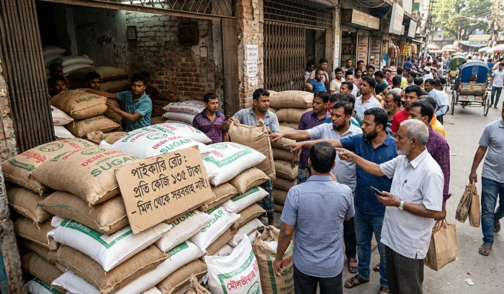 বাজেটের আগেই চিনির বাজারে সিন্ডিকেটের থাবা