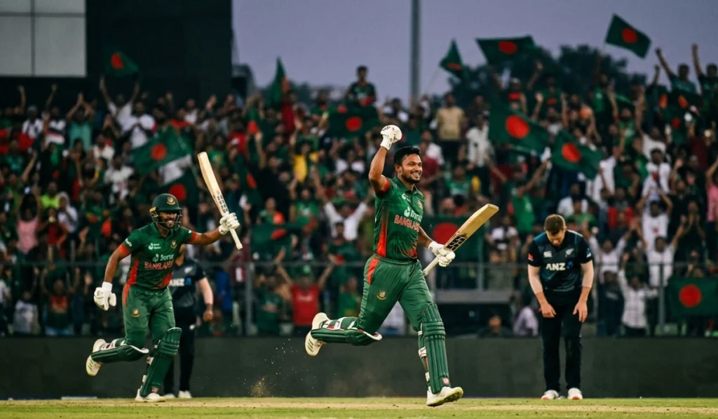 ম্যাচে চমক দেখাল বাংলাদেশ