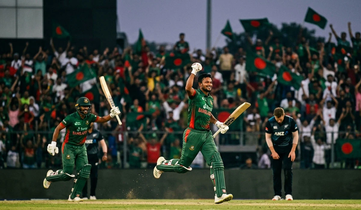 ম্যাচে চমক দেখাল বাংলাদেশ