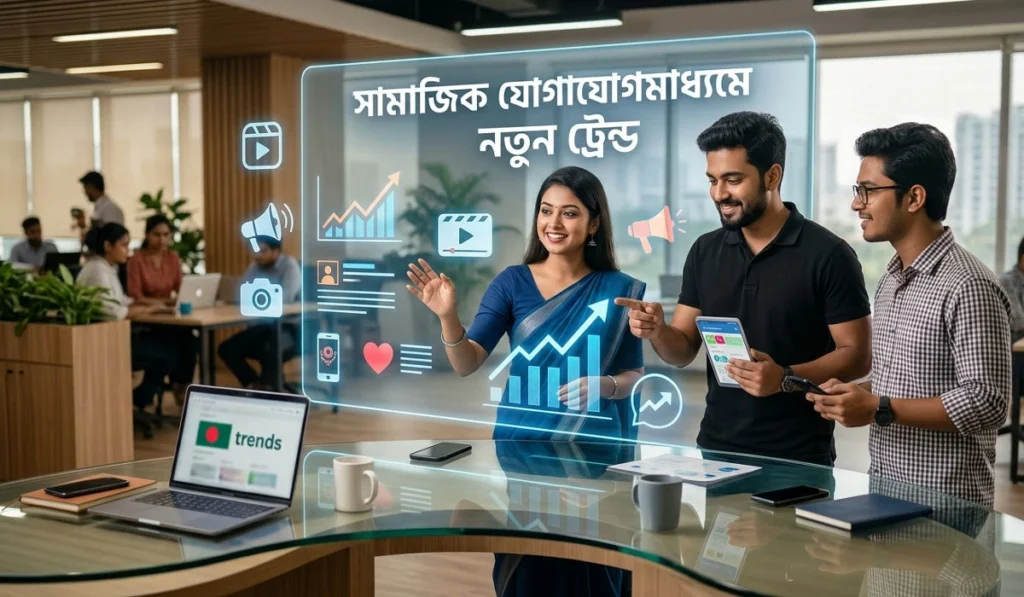 সামাজিক যোগাযোগমাধ্যমে নতুন ট্রেন্ড