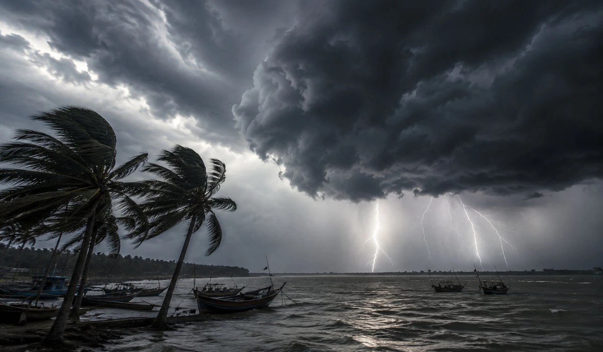 রাত ১টার মধ্যে ২০ অঞ্চলে ঝড়ের শঙ্কা