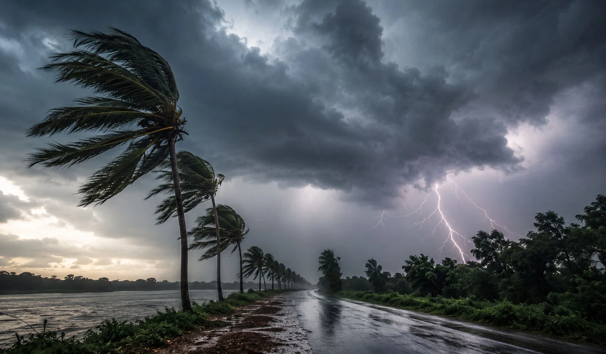 ৬০ কিমি বেগে ঝড় ও বজ্রবৃষ্টির শঙ্কা